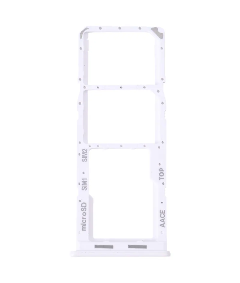 For Samsung Galaxy A13 SM-A135 Original SIM Card Tray + SIM Card Tray + Micro SD Card Tray (White) — image 1