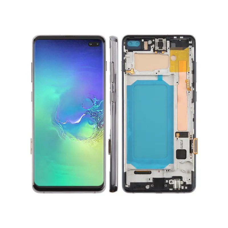 For Samsung Galaxy S10+ SM-G975F 6.38 inch TFT LCD Screen Digitizer Full Assembly with Frame, Not Supporting Fingerprint Identification(Gray) — image 1