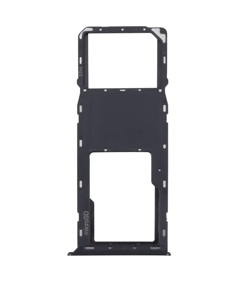 For Samsung Galaxy A03s SM-A037U Original SIM Card Tray + Micro SD card tray (Black) — image 1
