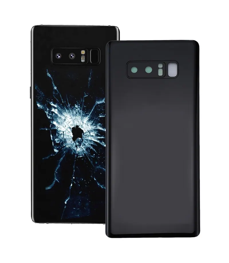 For Galaxy Note 8 Back Cover with Camera Lens Cover (Black) — image 1