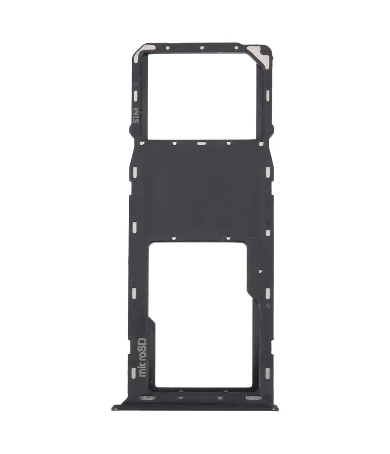 For Samsung Galaxy A03s SM-A037U Original SIM Card Tray + Micro SD card tray (Black) — image 1