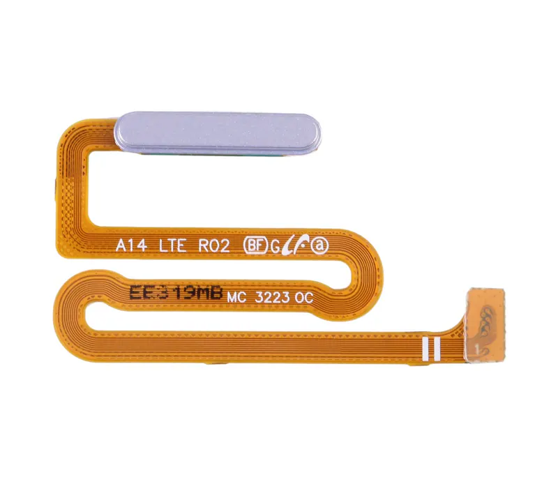 For Samsung Galaxy A14 SM-A145F Original Fingerprint Sensor Flex Cable (Silver) — image 1