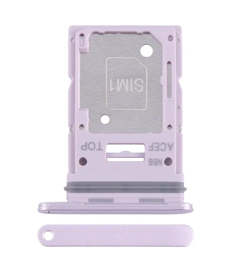 For Samsung Galaxy A35 SM-A356B Original SIM Card Tray + SIM / Micro SD Card Tray (Purple) — image 1
