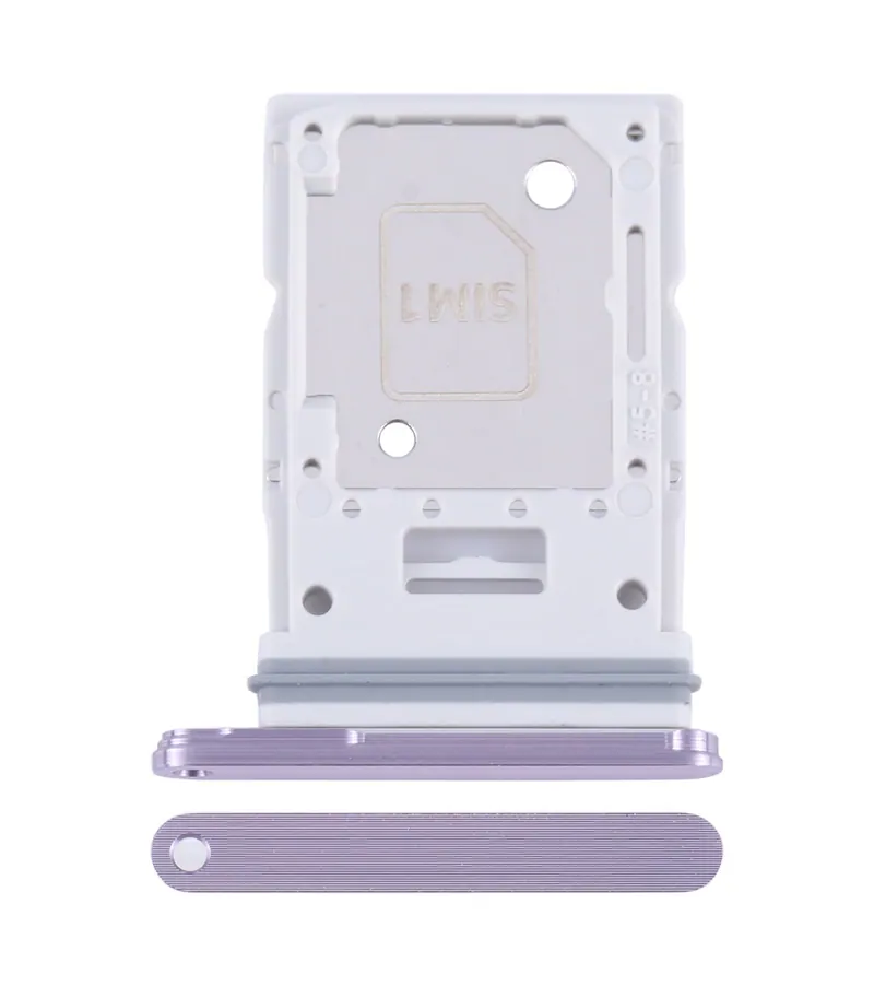 For Samsung Galaxy A55 SM-A556B Original SIM Card Tray + SIM / Micro SD Card Tray (Purple) — image 1