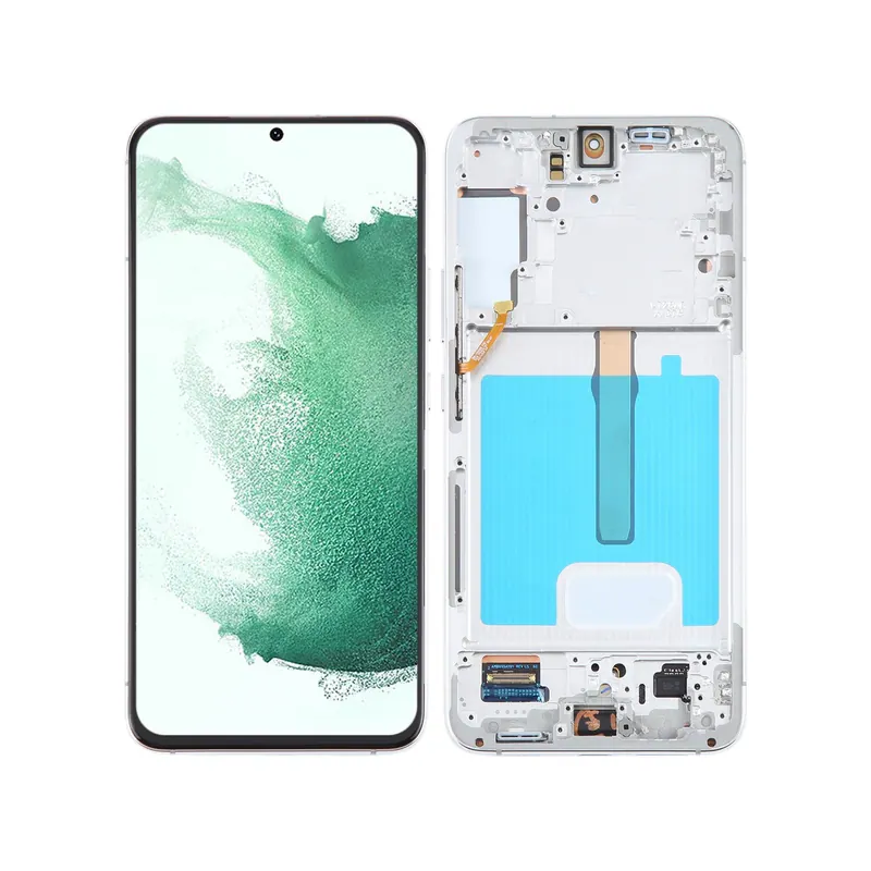 For Samsung Galaxy S22+ 5G SM-S906B Original LCD Screen Digitizer Full Assembly with Frame (White) — image 1