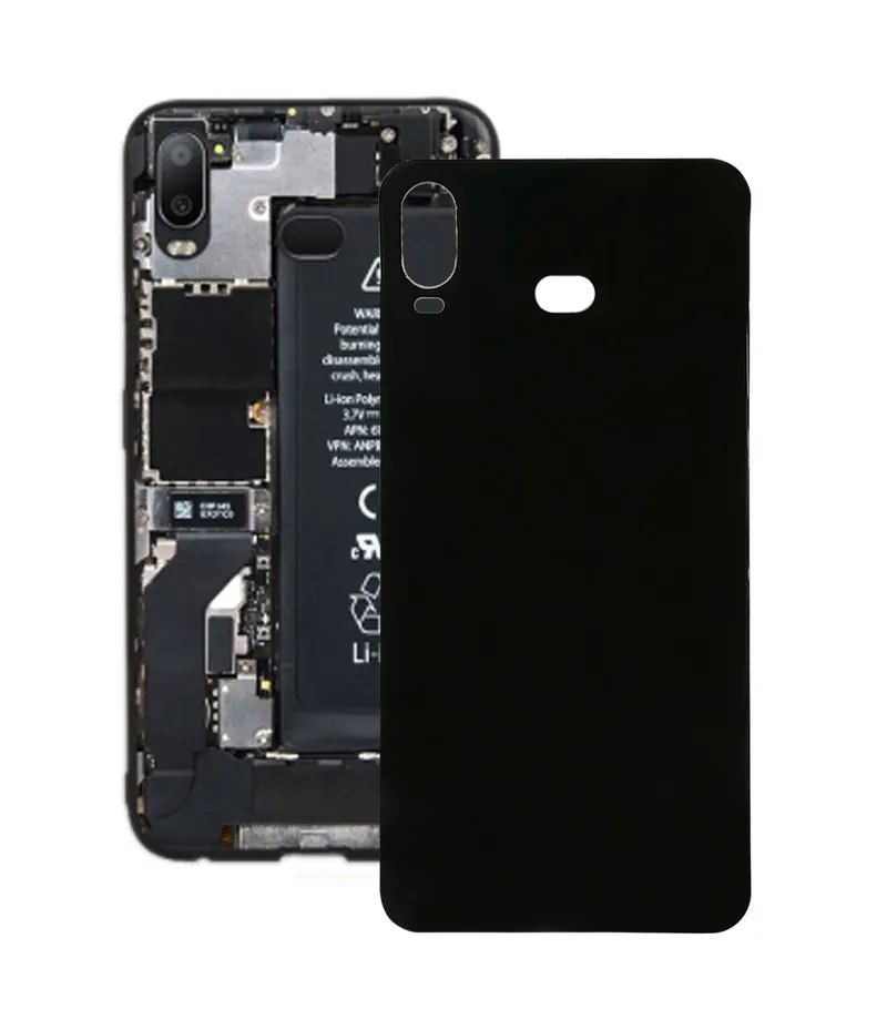 For Galaxy A6s Back Cover (Black) — image 1