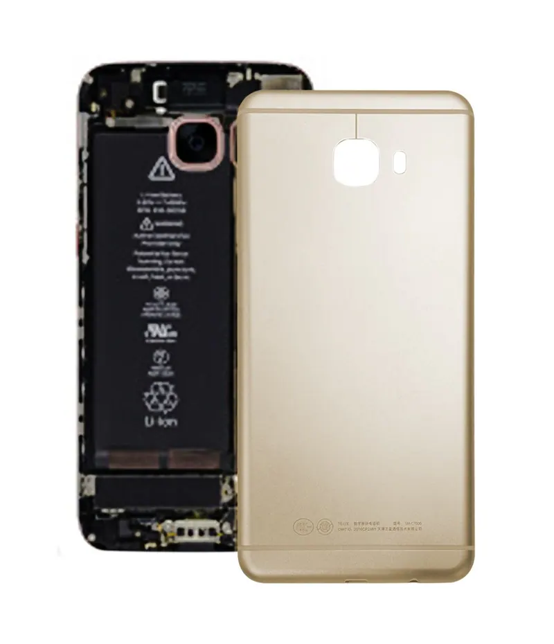 For Galaxy C7 Back Cover (Gold) — image 1