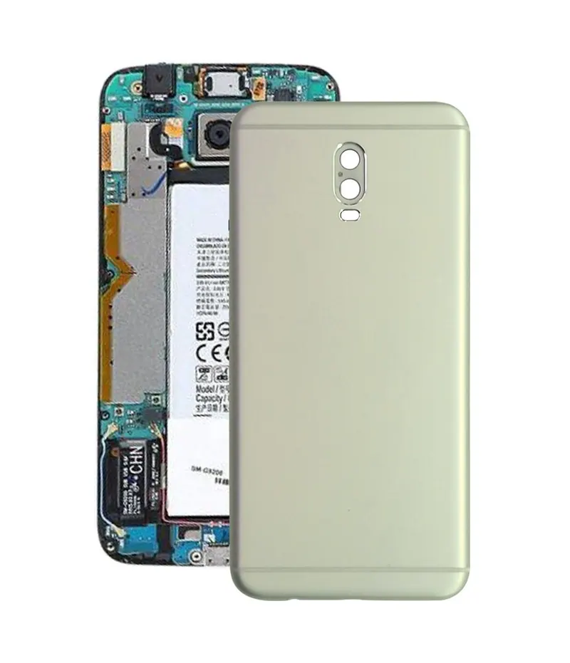 For Galaxy C7 (2017), J7+, C8, C710F/DS, C7100 Back Cover (Gold) — image 1