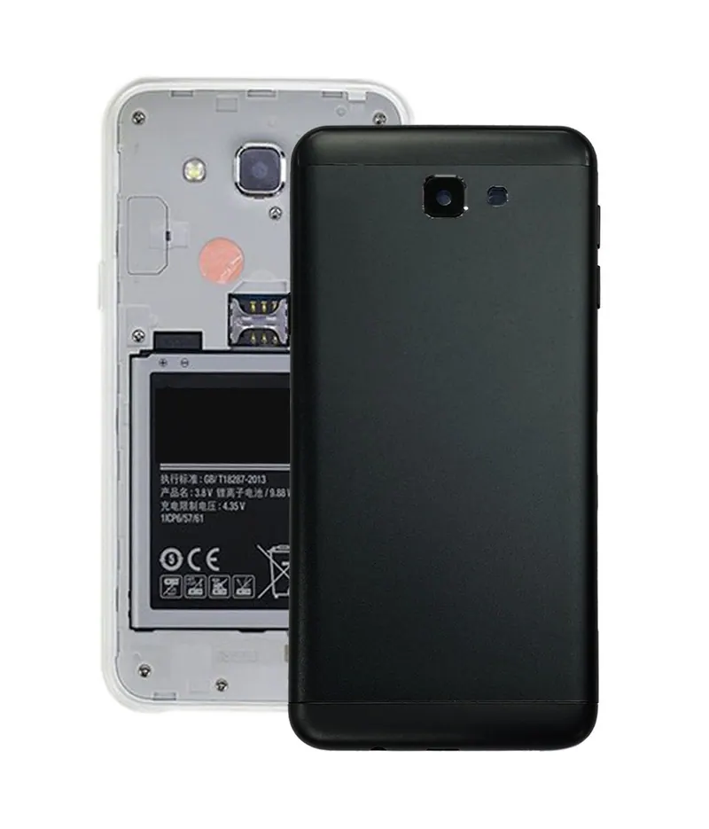 For Galaxy J5 Prime, On5 (2016), G570, G570F/DS, G570Y Back Cover (Black) — image 1