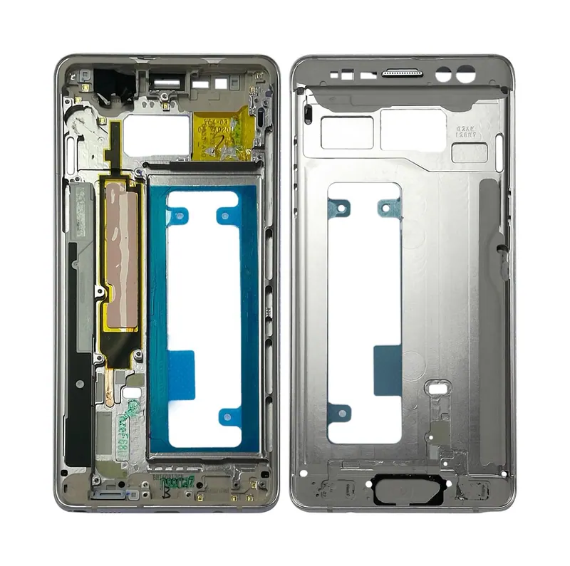 For Galaxy Note FE, N935, N935F/DS, N935S, N935K, N935L Middle Frame Bezel Plate (Silver) — image 1