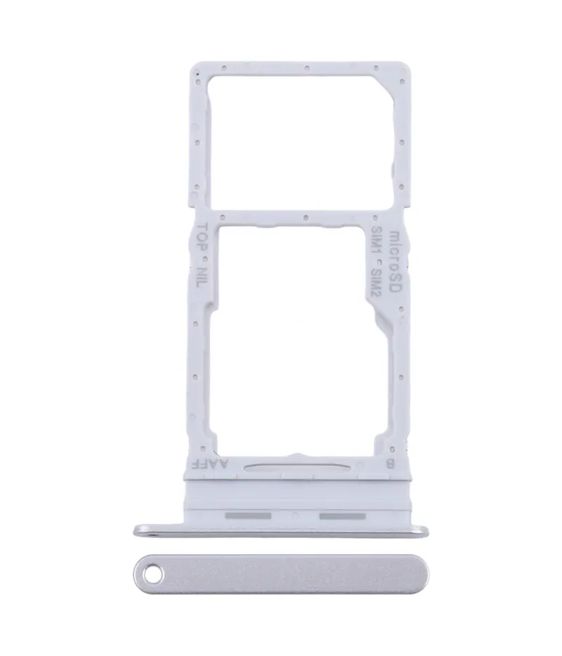For Samsung Galaxy A16 5G SM-A166B Original SIM + SIM / Micro SD Card Tray (Silver) — image 1
