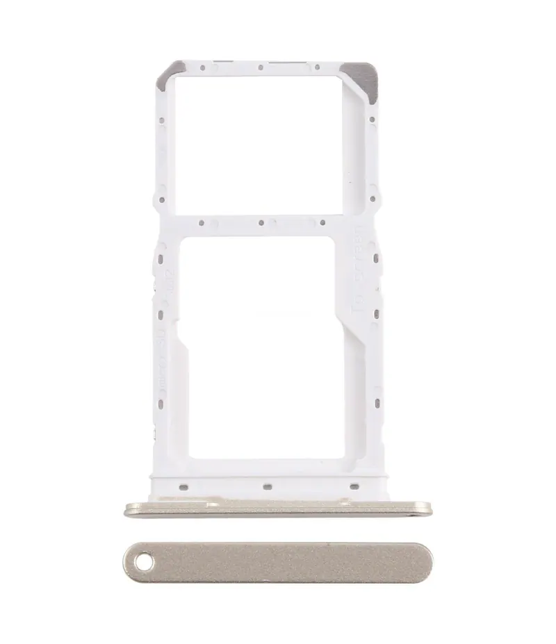 For Samsung Galaxy A16 5G SM-A166P Original SIM + SIM / Micro SD Card Tray (Gold) — image 1