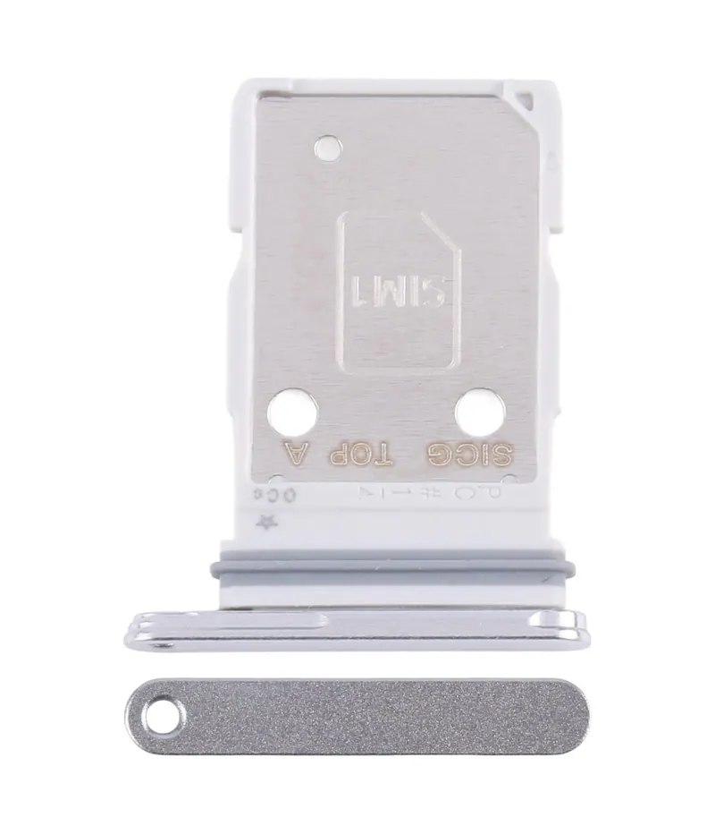 For Samsung Galaxy S25 Edge SIM Card Tray + SIM Card Tray (Silver) — image 1