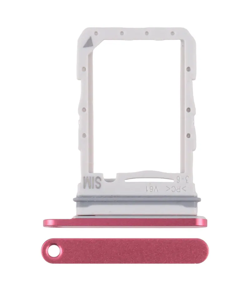 For Samsung Galaxy Z Flip7 SM-F766U Original SIM Card Tray (Red) — image 1