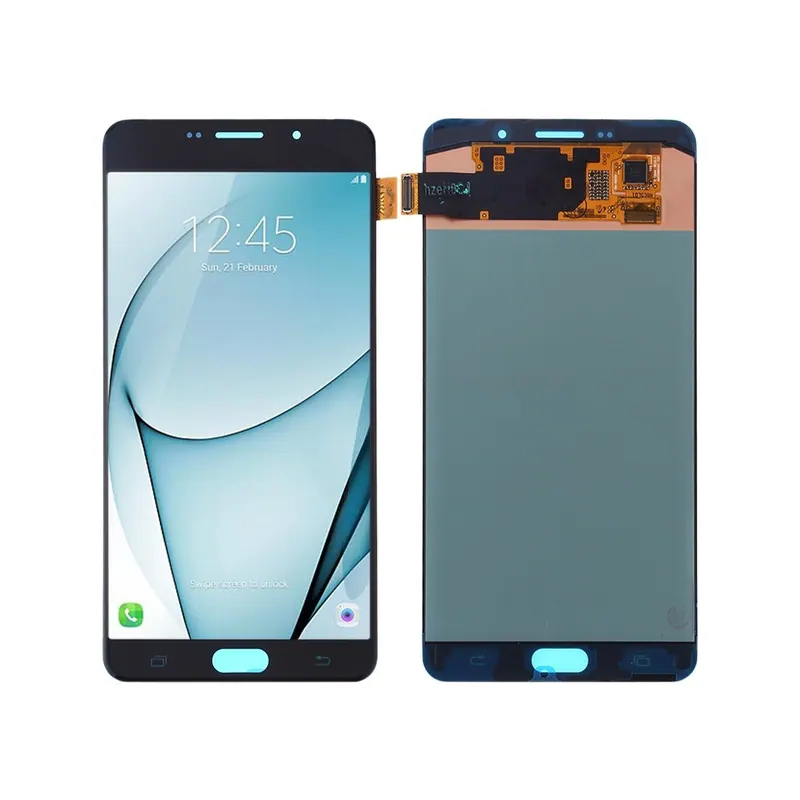 Original Super AMOLED LCD Screen for Galaxy A9 Pro (2016) / A910F Digitizer Full Assembly (Black) — image 1