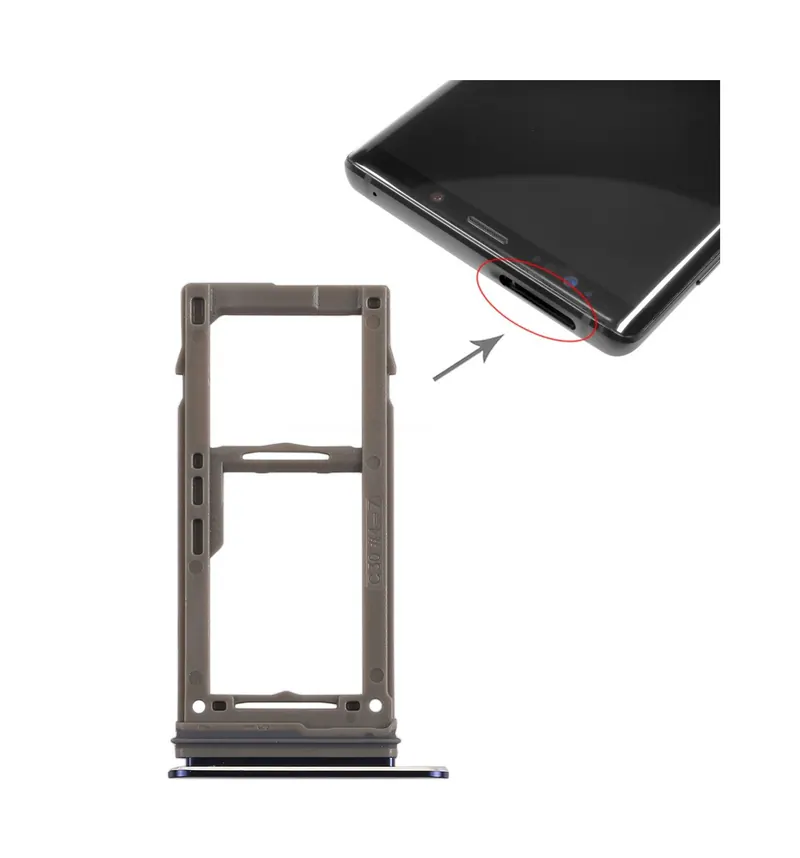 For Galaxy Note9 SIM Card Tray + Micro SD Card Tray (Blue) — image 1