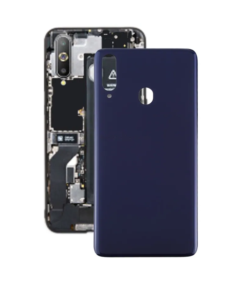 For Galaxy M40 Battery Back Cover (Blue) — image 1