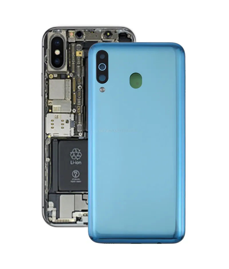 For Galaxy M40s Battery Back Cover (Blue) — image 1