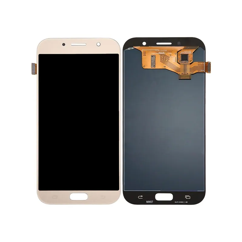 Original Super AMOLED LCD Screen for Galaxy A7 (2017), A720F, A720F/DS with Digitizer Full Assembly (Gold) — image 1