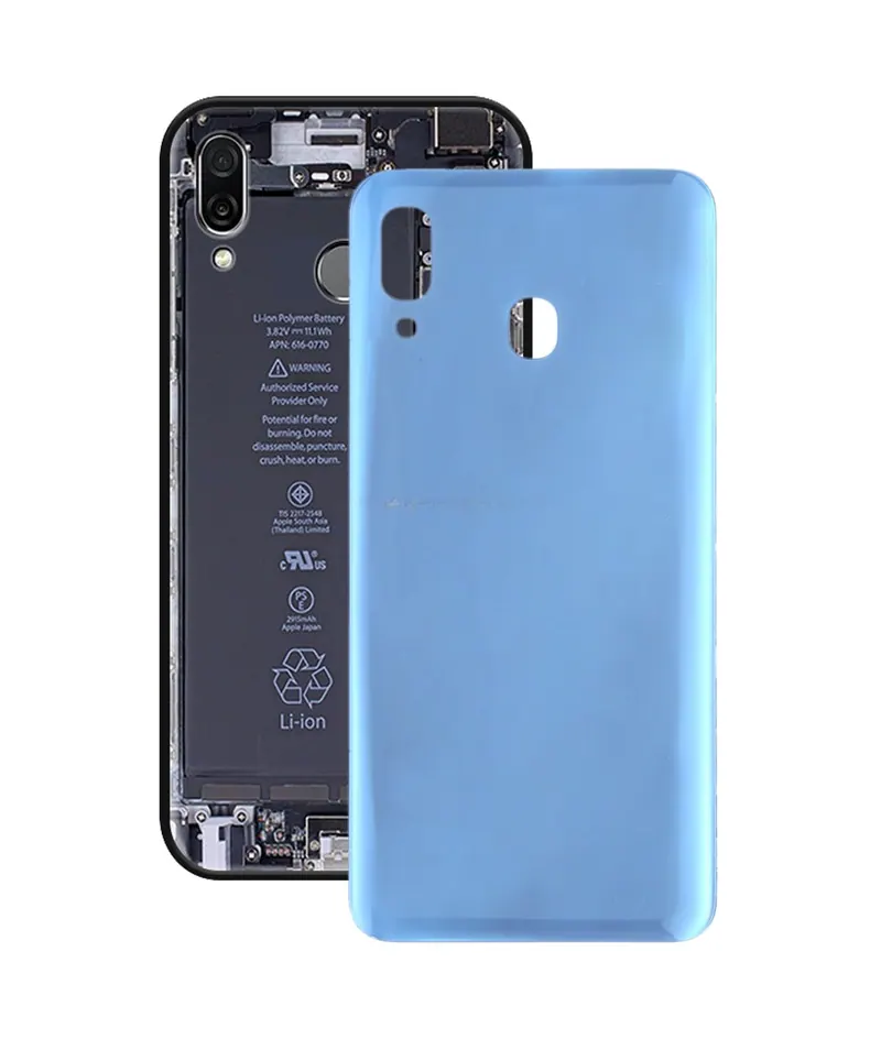 For Galaxy A30 SM-A305F/DS, A305FN/DS, A305G/DS, A305GN/DS Battery Back Cover (Blue) — image 1