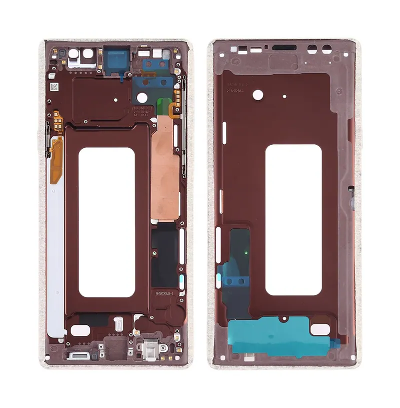 For Samsung Galaxy Note9 SM-N960F/DS, SM-N960U, SM-N9600/DS Middle Frame Bezel Plate with Side Keys (Gold) — image 1