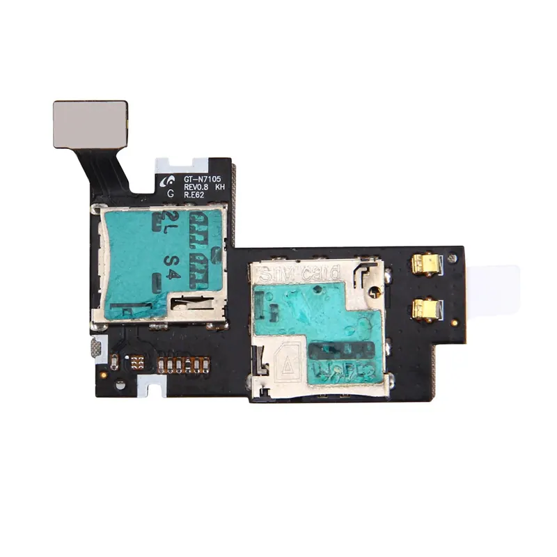 For Galaxy Note II / N7105 SIM & SD Card Reader Contact Flex Cable — image 1