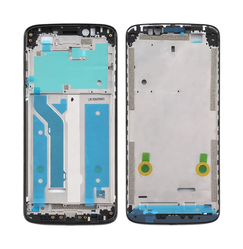 Front Housing LCD Frame Bezel Plate for Motorola Moto E5 Plus (Black) — image 1