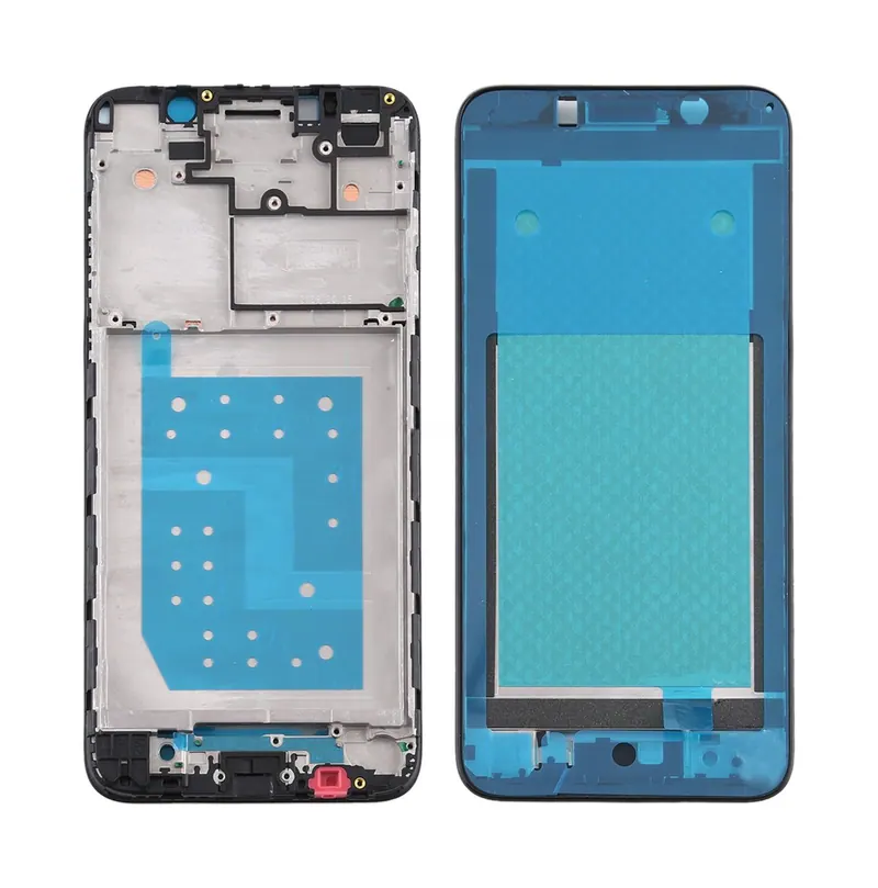 Front Housing LCD Frame Bezel Plate for Motorola Moto E6 Play (Black) — image 1