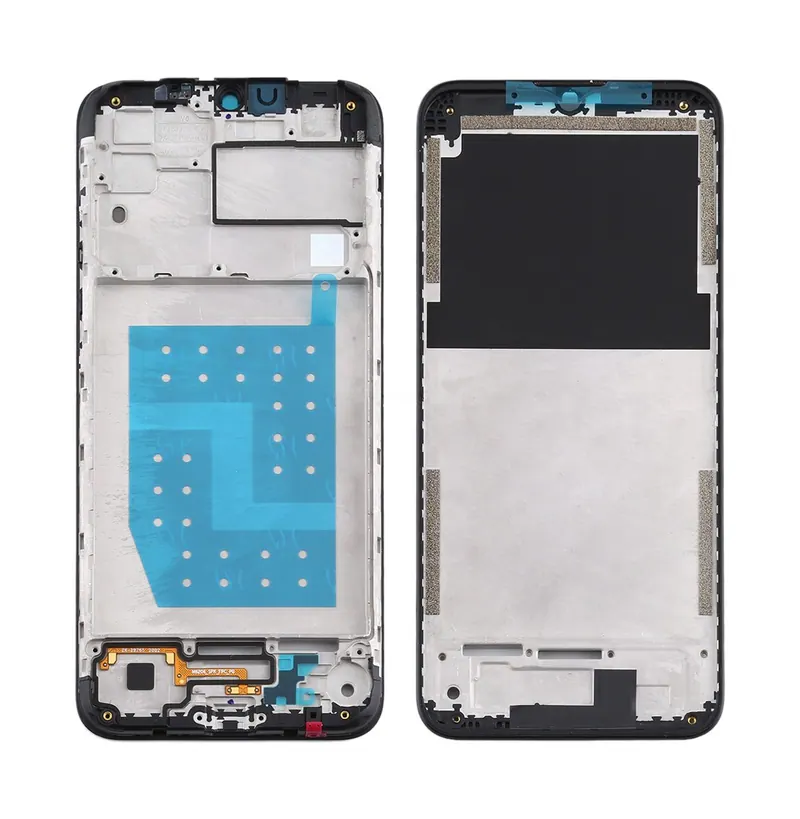 Front Housing LCD Frame Bezel Plate for Motorola Moto G8 Power Lite (Black) — image 1