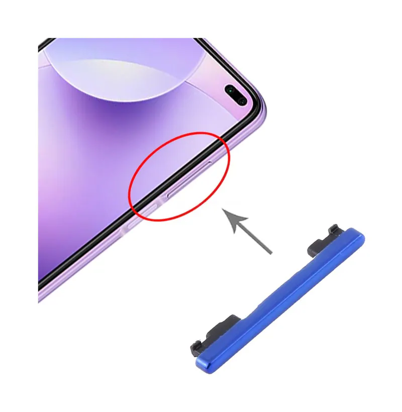 Power Button and Volume Control Button for Xiaomi Redmi K30 (Blue) — image 1