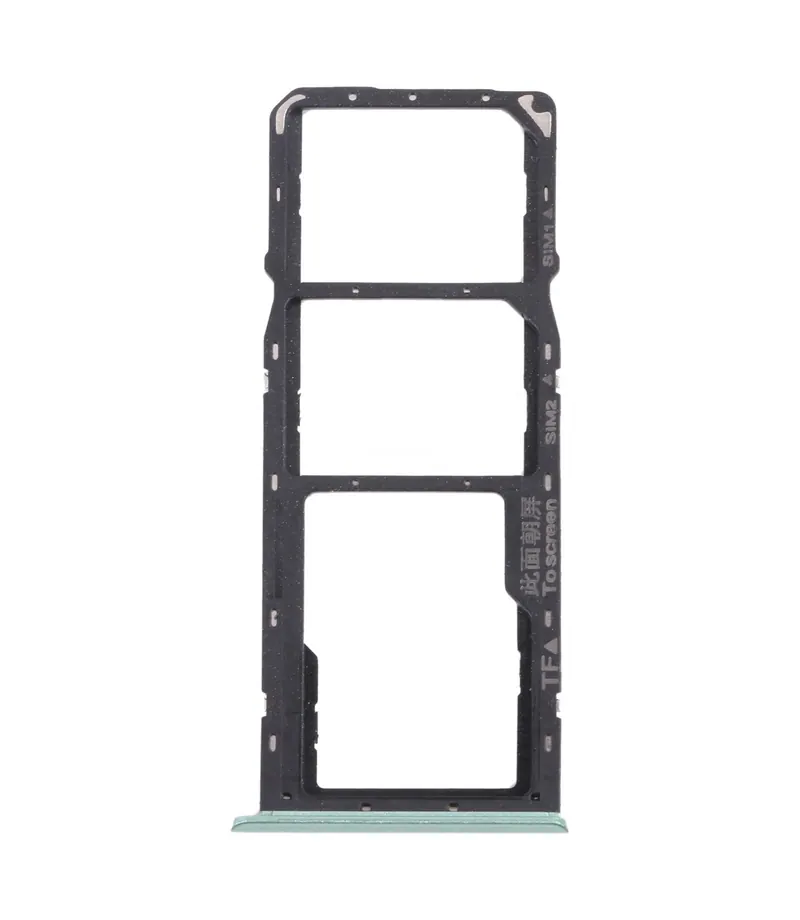 For OPPO Realme C11 RMX2185 SIM Card Tray + SIM Card Tray + Micro SD Card Tray (Green) — image 1