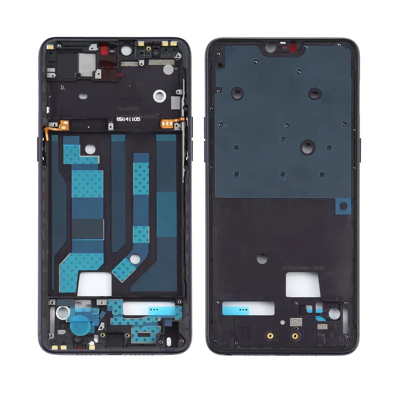 For OPPO R15 PACM00 CPH1835 PACT00 CPH1831 PAAM00 Front Housing LCD Frame Bezel Plate(Black) — image 1