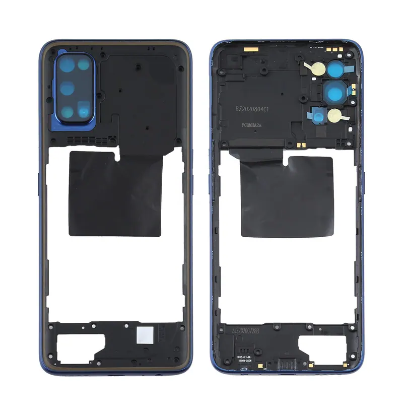 For OPPO Realme Q2 Pro Back Housing Frame (Black) — image 1