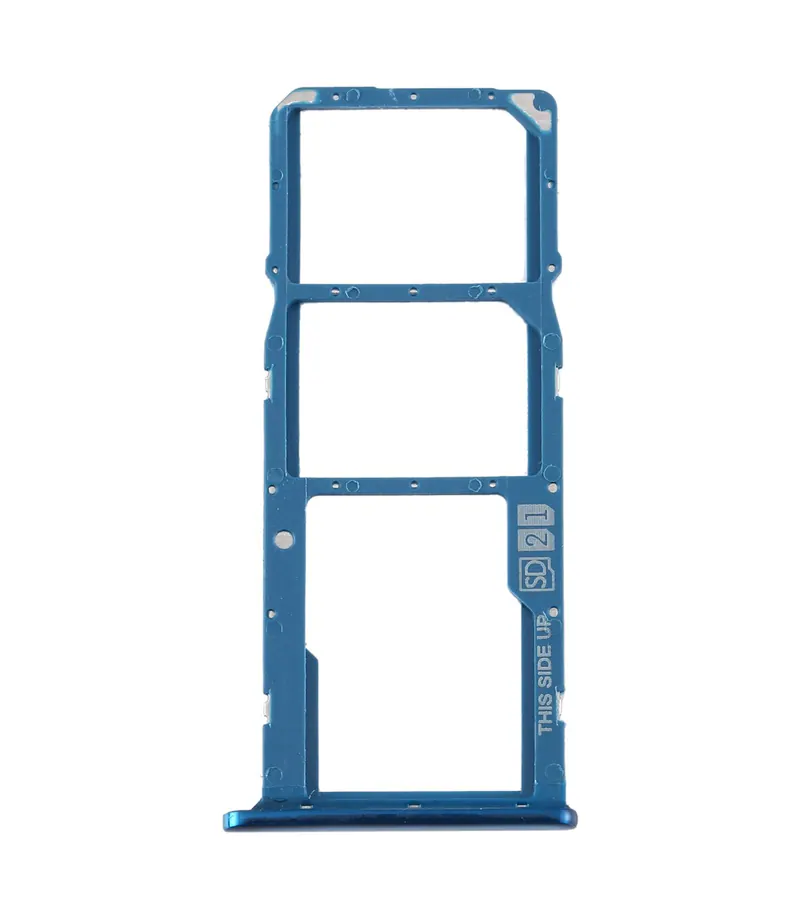 SIM Card Tray + SIM Card Tray + Micro SD Card Tray for Motorola Moto E6 Play/XT2029/XT2029-1(Blue) — image 1