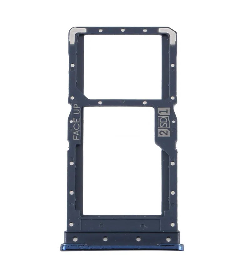 SIM Card Tray + SIM Card Tray / Micro SD Card Tray for Motorola Moto G9 Plus XT2087-1(Blue) — image 1
