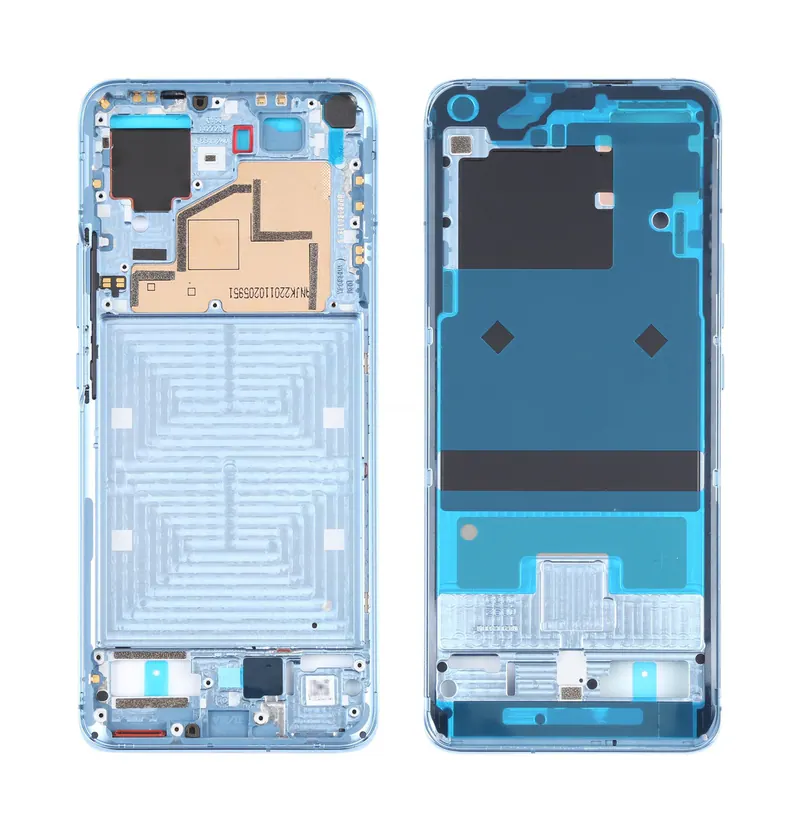 Original Front Housing LCD Frame Bezel Plate for Xiaomi Mi 11 (Blue) — image 1
