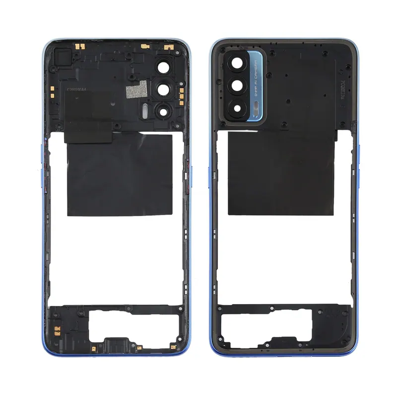 For OPPO Realme V15 Middle Frame Bezel Plate (Blue) — image 1