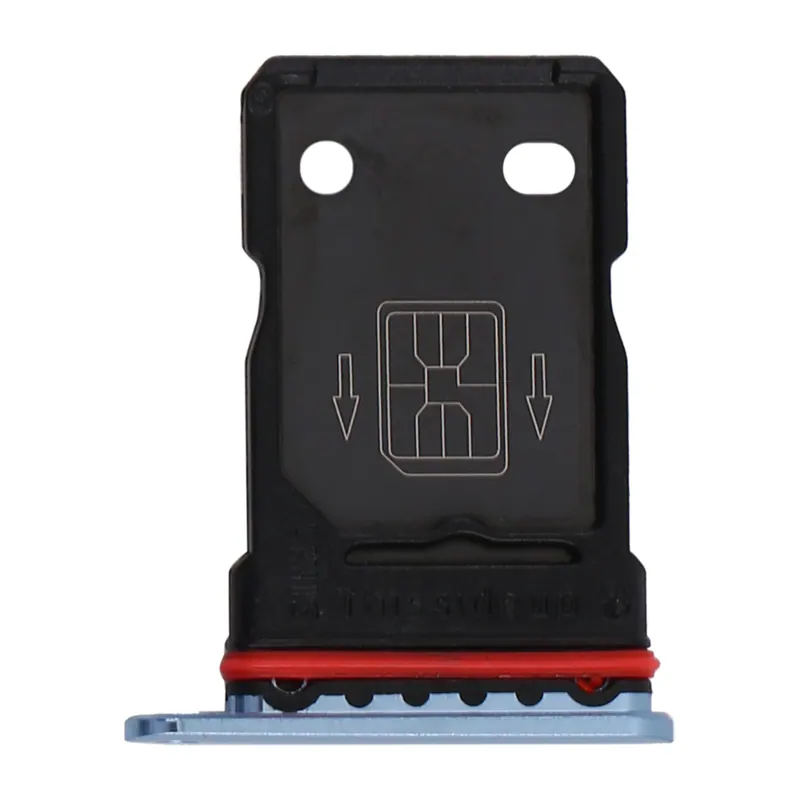 For OnePlus 9R SIM Card Tray + SIM Card Tray (Blue) — image 1
