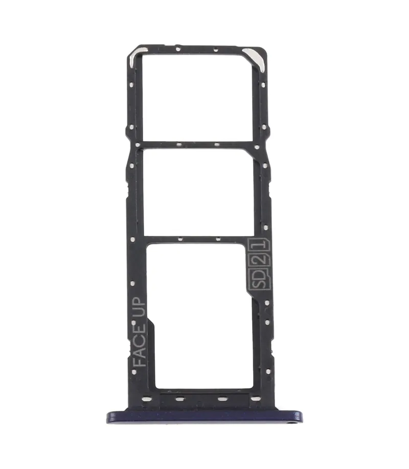 SIM Card Tray + SIM Card Tray + Micro SD Card Tray for Motorola Moto G8 Power Lite (Black) — image 1