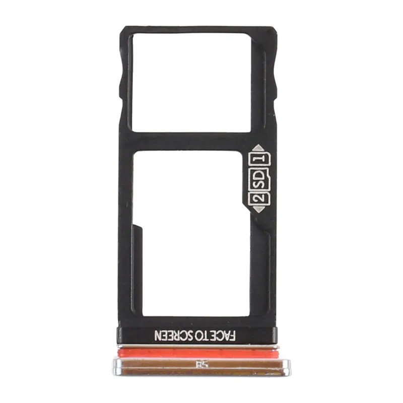 SIM Card Tray + Micro SD Card Tray for Motorola Moto One Action XT2013-1 XT2013-2 XT2013-4 (Silver) — image 1