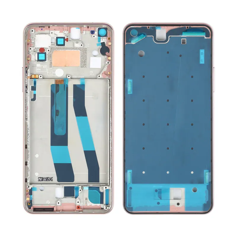 Original Front Housing LCD Frame Bezel Plate for Xiaomi Mi 11 Lite 4G M2101K9AG(Rose Gold) — image 1