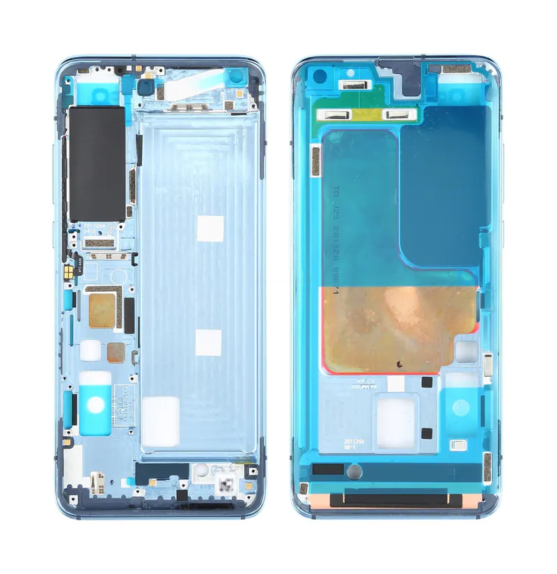 Original Front Housing LCD Frame Bezel Plate for Xiaomi Mi 10S(Blue) — image 1