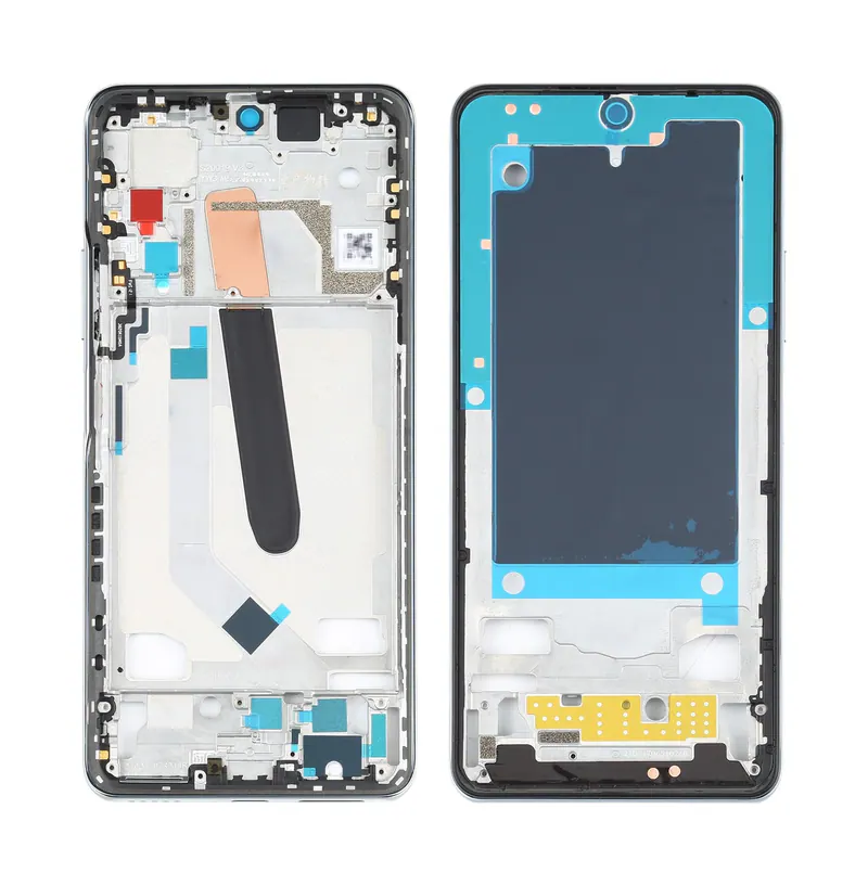 Original Front Housing LCD Frame Bezel Plate for Xiaomi Poco F3 M2012K11AG (White) — image 1