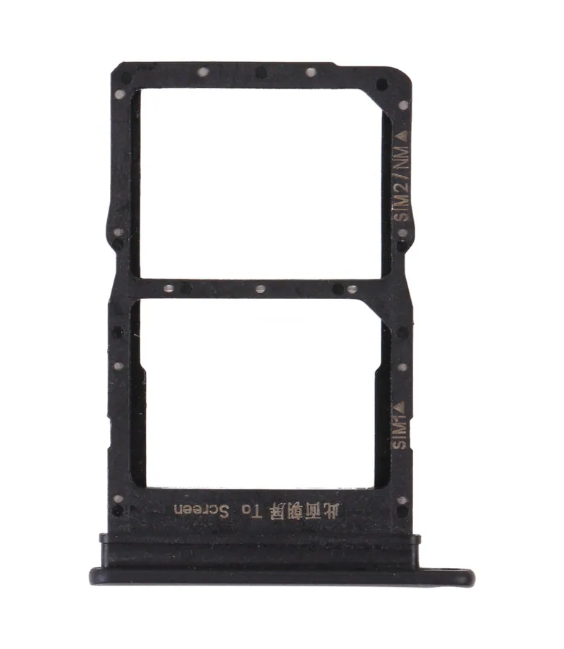 SIM Card Tray + SIM Card Tray / NMicro Card Tray for Honor X10 Max 5G (Black) — image 1