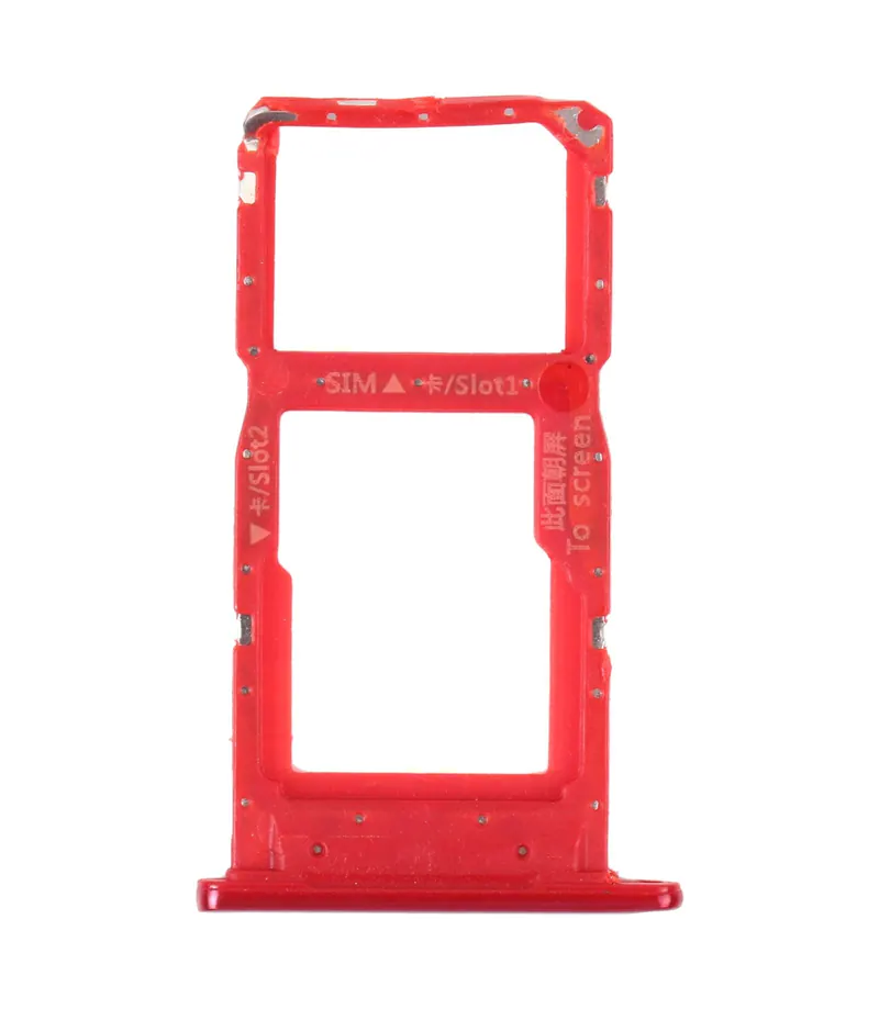 SIM Card Tray + SIM Card Tray / Micro SD Card Tray for Honor 9S (Red) — image 1