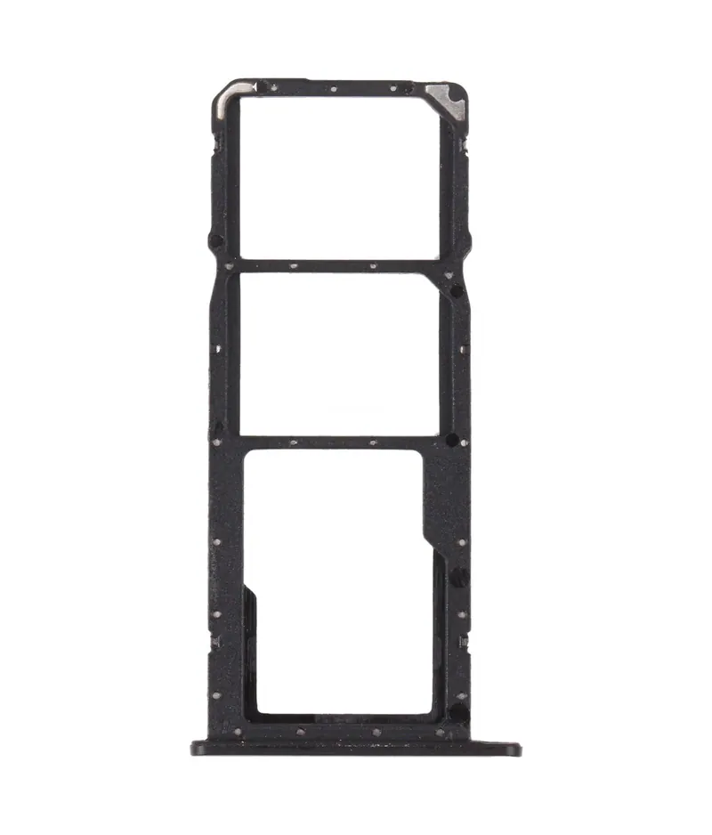 SIM Card Tray + SIM Card Tray + Micro SD Card Tray for Honor 8A 2020 (Black) — image 1