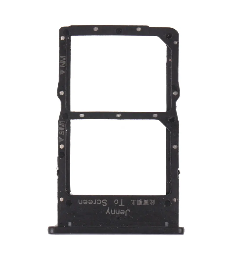 SIM Card Tray + NM Card Tray for Huawei Nova 7i (Black) — image 1