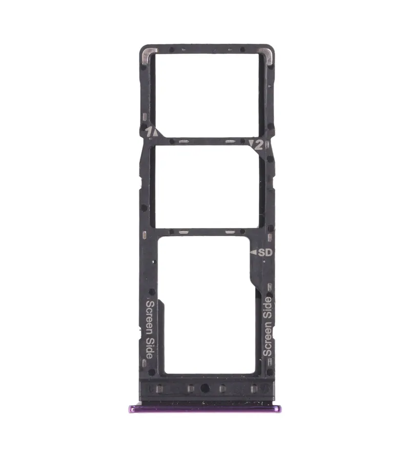 For infinix S4 X626 X626B X610B X626B LTE SIM Card Tray + SIM Card Tray + Micro SD Card Tray (Purple) — image 1