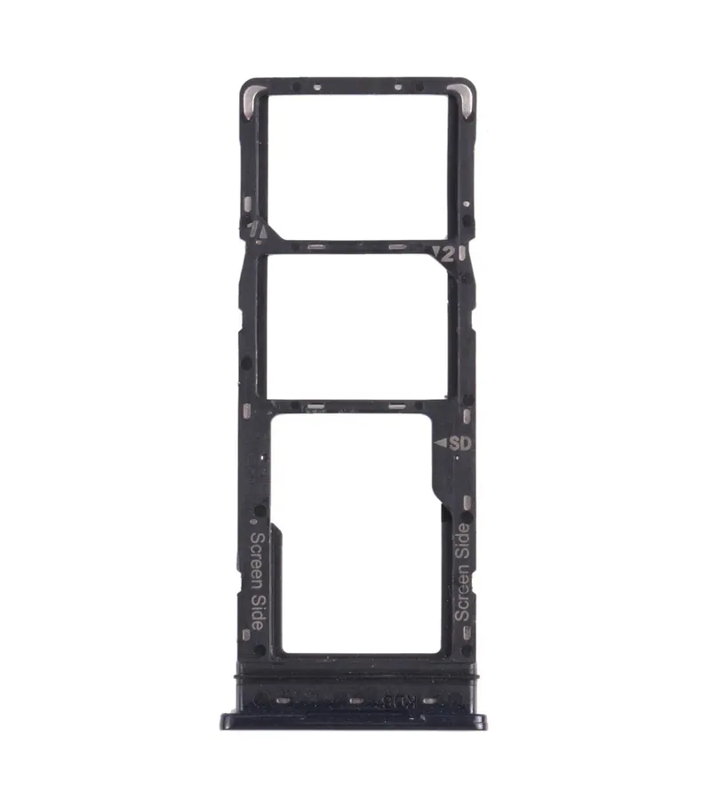 For Tecno Spark 5 Air KD6a SIM Card Tray + SIM Card Tray + Micro SD Card Tray (Black) — image 1