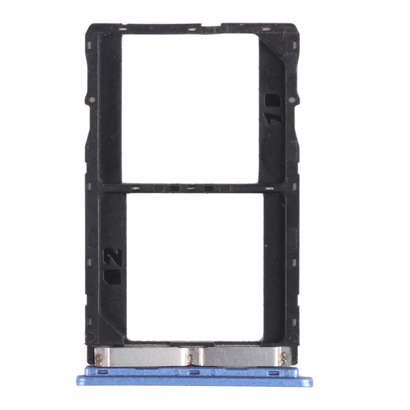For Infinix Note 5 Stylus X605 SIM Card Tray + SIM Card Tray + Micro SD Card Tray (Blue) — image 1
